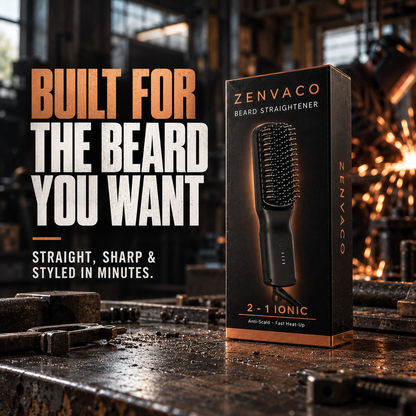 2-n-1 Beard Straightener 2.0
